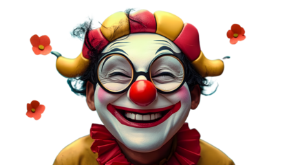 1st April Fool's Day Spreading smiles and laughter April Fools Day with this cheerful clown