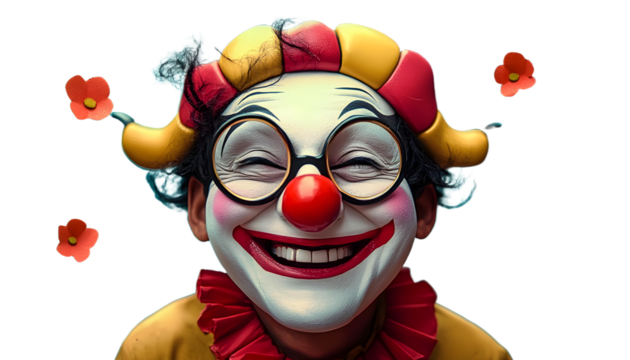1st April Fool's Day Spreading smiles and laughter April Fools Day with this cheerful clown