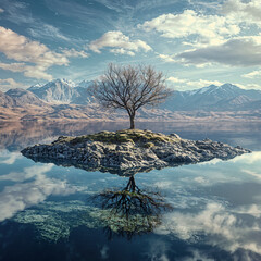 Reflections of Solitude. Generative AI 