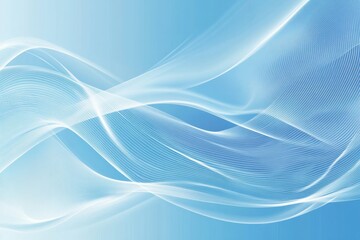 Abstract blue background with waves, light, and shadow. Modern vector illustration