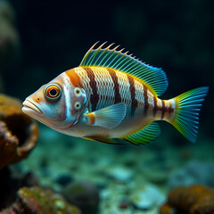 Fototapeta premium LAMPROLOGUS SIMILIS - fish