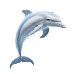 Obraz premium Dolphin leaping playfully in clear blue water