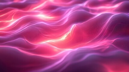 Obraz premium Abstract flowing waves, vibrant colors