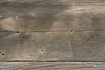 Wooden background, empty surface. old boards are dark brown. Wooden photophone in a rustic style