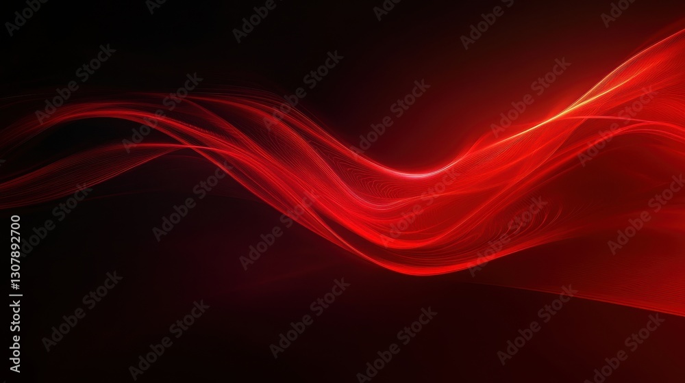 Aufkleber A dark-toned, abstract red background with soft curves and dynamic light, creating a sense of motion, while leaving space in the center for custom design elements.