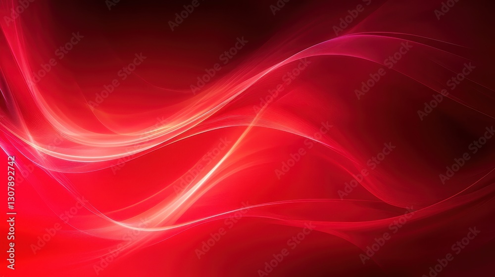 Aufkleber A dark-toned, abstract red background with soft curves and dynamic light, creating a sense of motion, while leaving space in the center for custom design elements.
