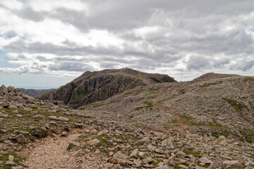 Scafell Pike in the lake District
