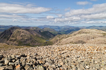 Obraz premium Scafell Pike in the lake District 