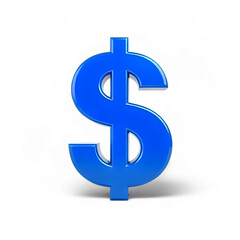 blue dollar sign icon