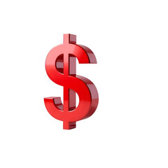 red dollar sign