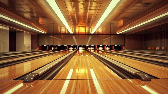 This Experience lively bowling with music and fun interactions, perfect for nightlife