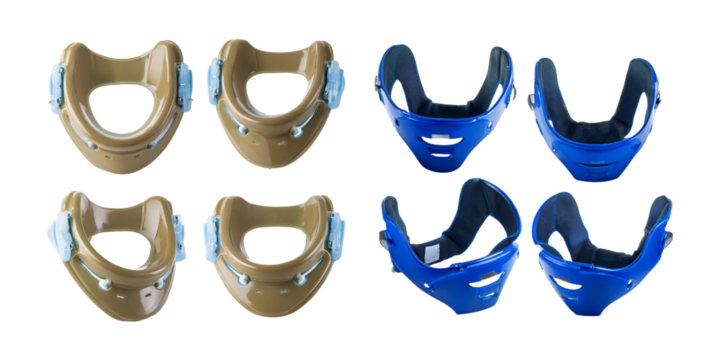 Various Neck Braces for Medical Use in Multiple Colors and Designs