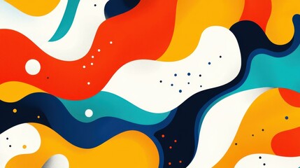 Vibrant and dynamic modern abstract background featuring a mix of colors, perfect for graphic design projects.