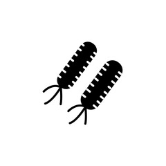 Bacterium glyph icon