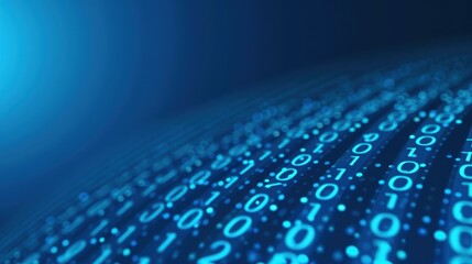 Explore the essence of technology with a captivating binary code design, perfect for tech enthusiasts and digital innovators.