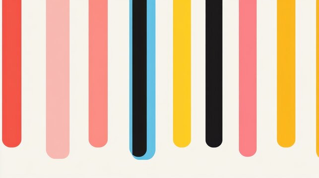 Explore a vibrant barcode pattern, featuring colorful 2bit designs perfect for coding and scanning goods with clarity.