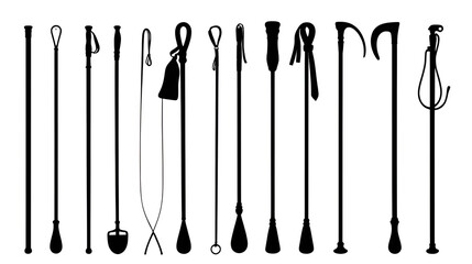 Riding crops svg, Riding crops silhouette, Horse riding crop silhouette, Horsewhip svg, Horse crops svg, Riding equestrian svg,  Riding crops vector set.