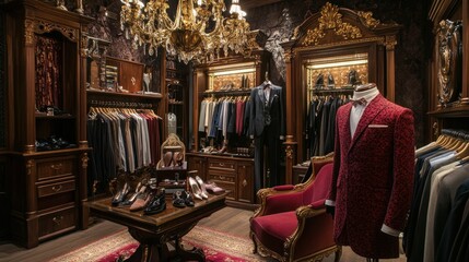 Opulent Wardrobe, A Glimpse into Luxurious Fashion and Timeless Style