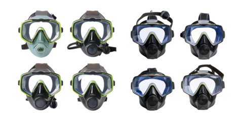Variety of Diving Masks for Underwater Exploration and Sports