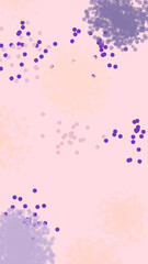Abstract Pastel Dots on Light Background