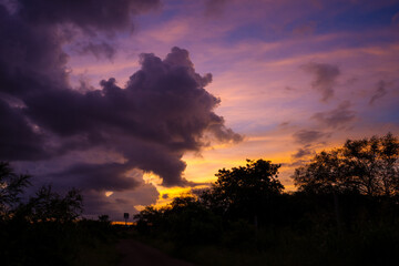 atardecer