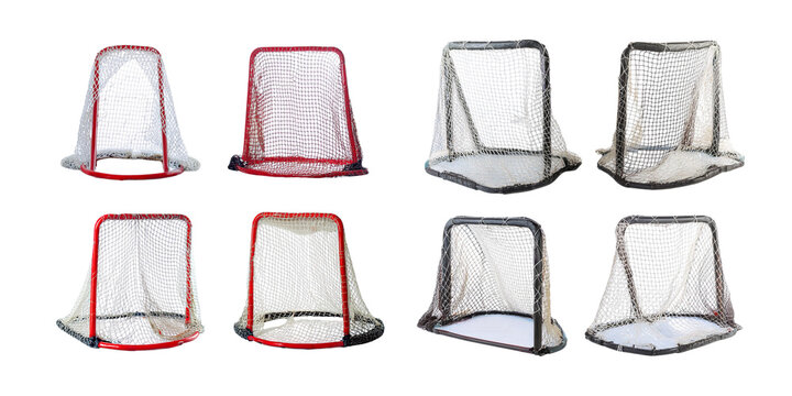 Various Sizes of Sports Training Mesh Goals for Practice Sessions - Powered by Adobe