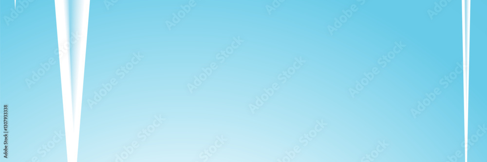Wall mural banner template design with header interface gradient style