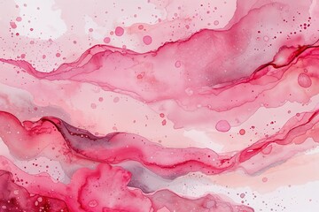 Elegant Pink Watercolor Background with Grainy Drift Texture Design