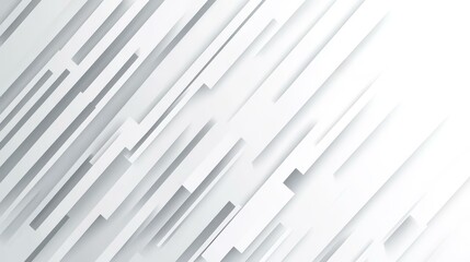 Discover a unique fusion of white curves and geometric designs on a soft grey canvas, enhancing any modern space.