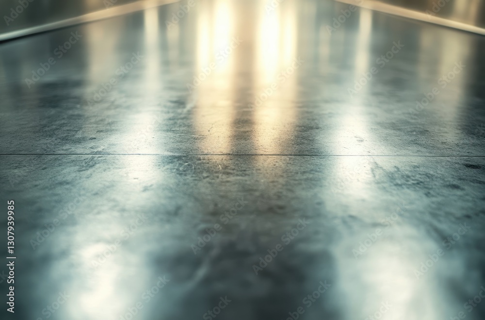 Poster reflective surface with textured finish captured in soft lighting creating abstract background for a