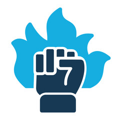 Motivation icon duo tone style for download (Help and Support Pack)	