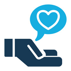 Solidarity icon duo tone style for download (Help and Support Pack)	