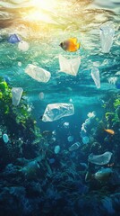 Plastikowe zanieczyszczenia w oceanie