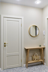 interior design. interior photography of an apartment for rent. One-room apartment with a simple and cozy design. High quality photo