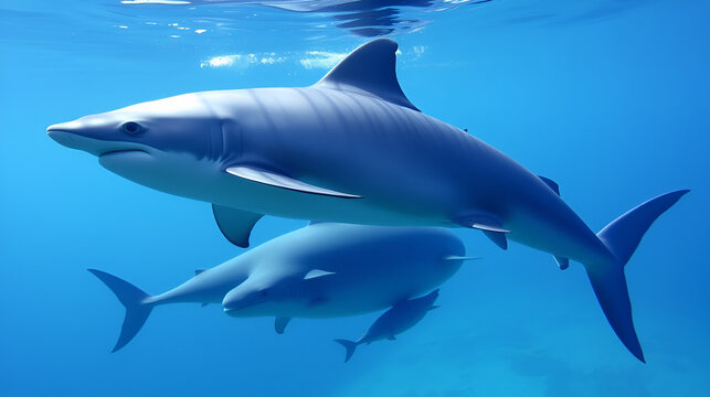 animali marini, squalo, balena, delfino, polpo, ippocampo 0 1