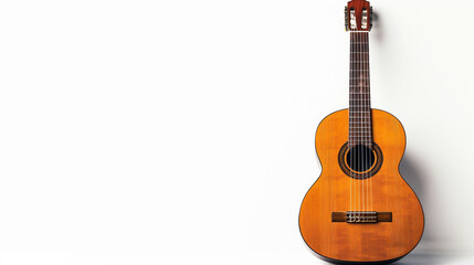 Naklejka premium guitar isolated on white on an isolated white background, object focused, png, stock image, hd quality