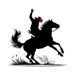 horse silhouette vector