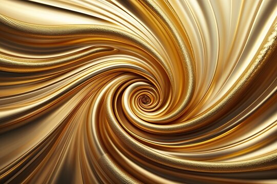 Elegant Gold Gradient Background with Vintage Swirling Motions for Luxurious Wedding Invitations and Artisan Notes