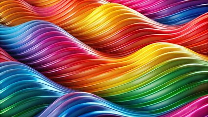 Fototapeta premium Abstract Wavy Plastic Background Texture: Smooth, Modern Design for Branding & Websites