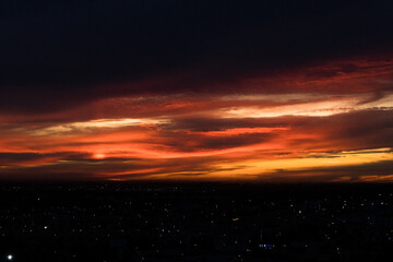 atardecer