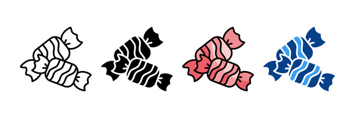 Candy  Icon Set Multiple Style Collection