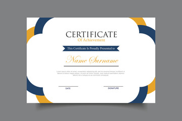 Obraz premium certificate template design