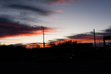 atardecer