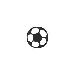 Obraz premium Football icon logo flat vector design