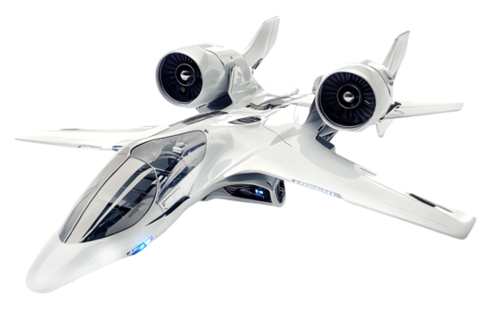 revolutionary jet png concept futuristic delta wing aircraft advanced aerodynamic jet model next-gen supersonic travel solution futuristic jet with delta wings png isolated in white,