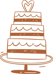 Wedding Cake Doodle