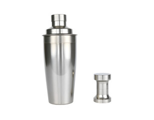 Cocktail shaker isolated on transparent background