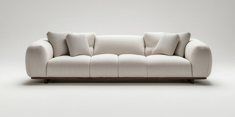 sofa in a white studio environment