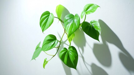 Obraz premium Fresh Philodendron Xanadu Plant Image