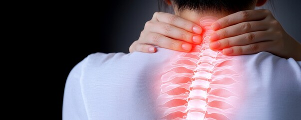 Woman Experiencing Severe Neck and Spine Pain